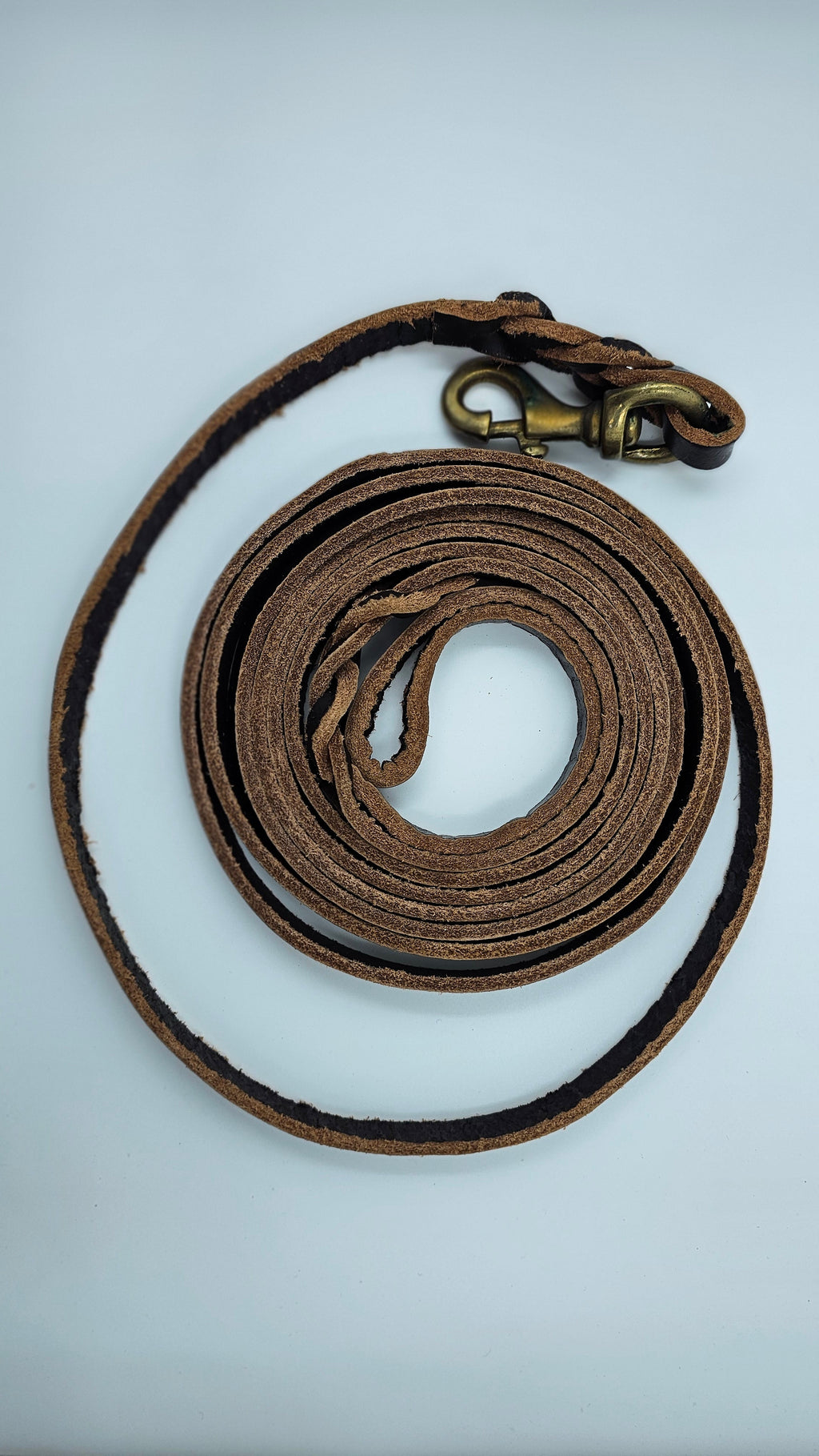 Premium Leather Dog Leash – 9 Feet Long