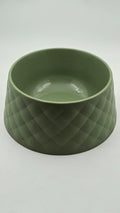 Elegant Deep Round Bowl – Quilted Design