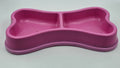 Dual Section Bone-Shaped Pet Bowl