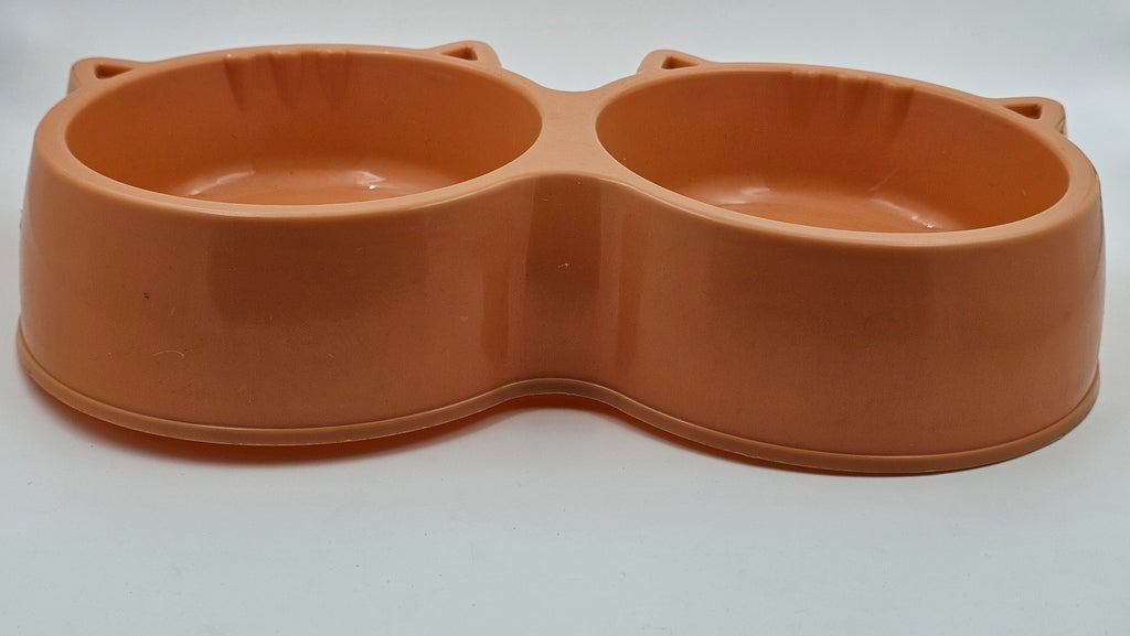 Cute Dual Cat Bowl Big – Food & Water Feeder for Pets